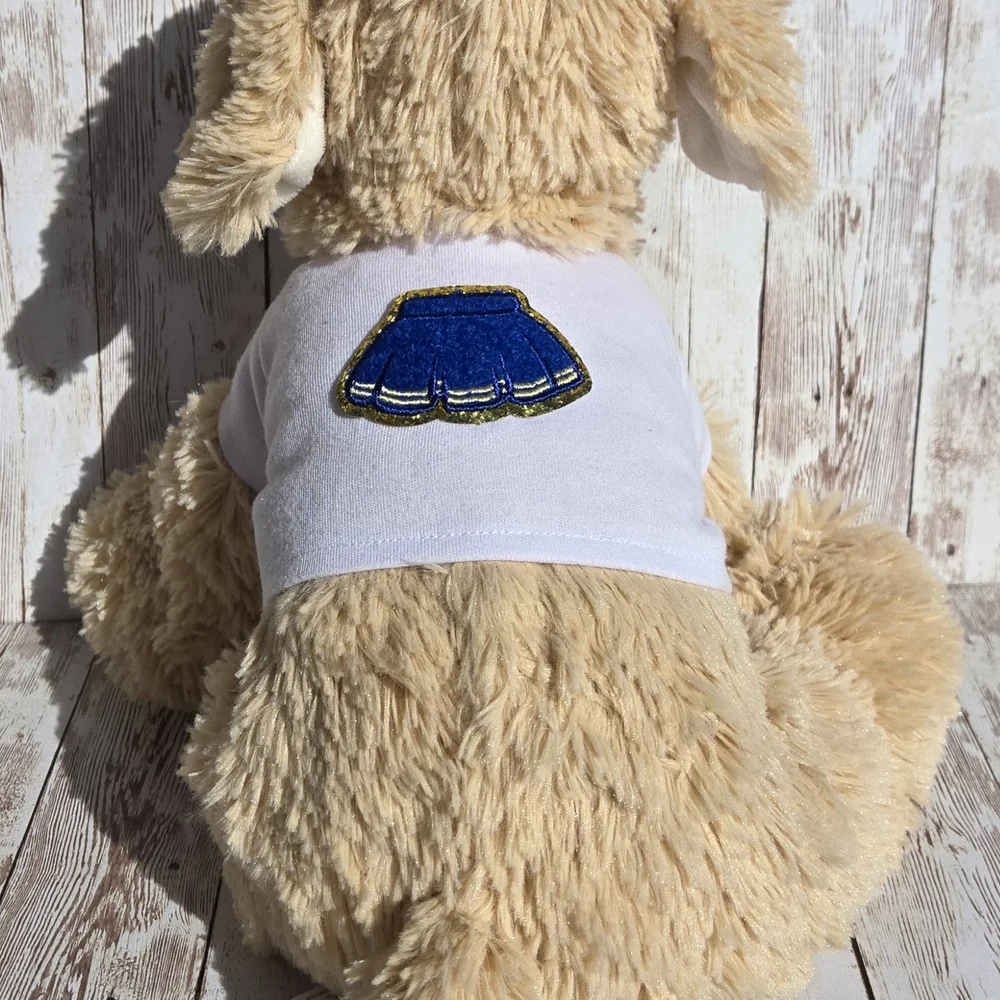 Labrador Retriever Puppy Plush Tan White Soft Stuffed Animal 14